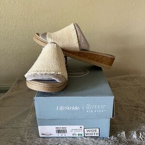 Life Stride Women's Breezy Cream Mules-8.5W